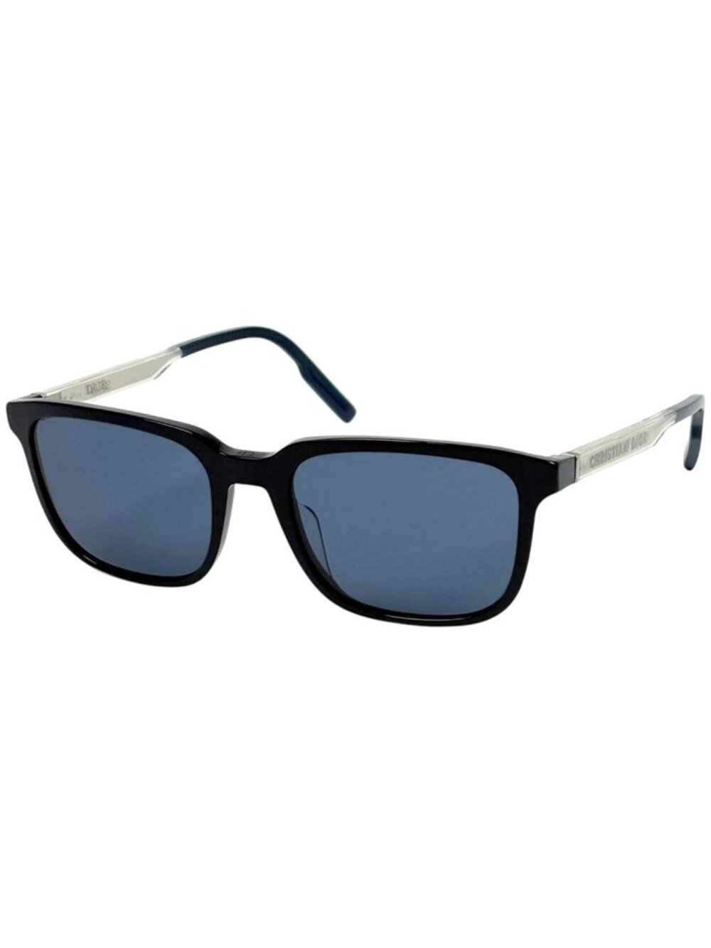 Dior Logo Sunglasses Eyewear Acetate Black Blue - Picture 1 of 6